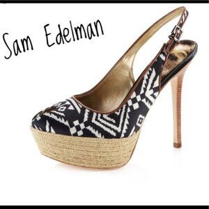 Sam Edelman Novato Slingback Heels Size 8